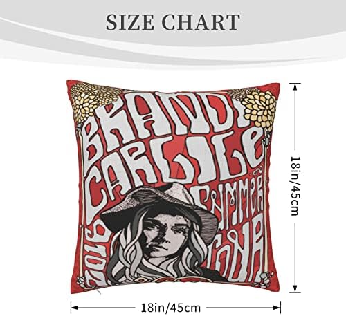 AMIOUDR 18x18 Inch Throw Pillow Covers with Hidden Zipper 1