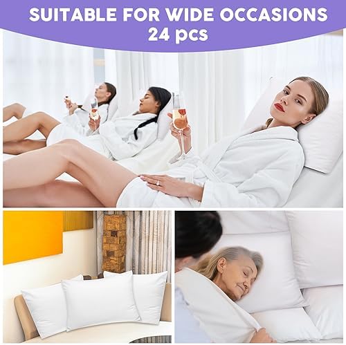 Shimeyao 8 Pcs Zippered Pillow Protectors 20x40 Inch