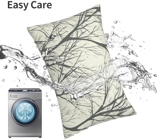 Tree Branch Pillow Cases Set of 2 - Microfiber Soft and Durable