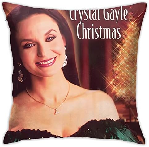 AMIOUDR Crystal Singer Gayle 18x18 Throw Pillow Cover