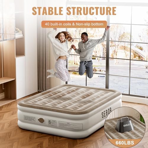 Sebor Queen Air Mattress with Built in Pump