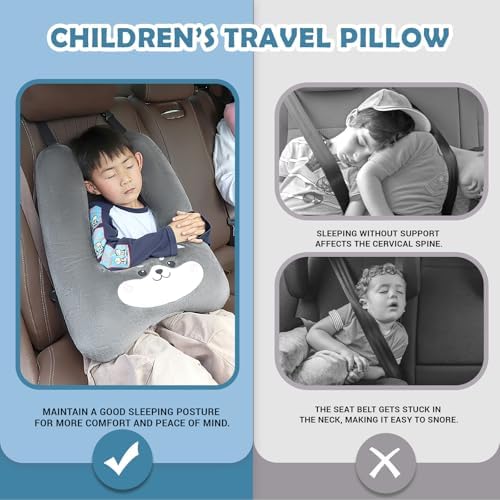 Kids Travel Pillow - Comfort Support for Little Travelers