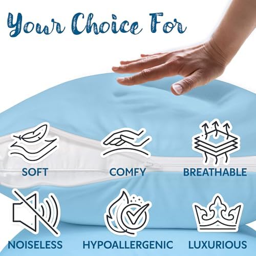 Guardmax Jersey Knitted Pillow Protectors 4-Pack - 20x26 Size