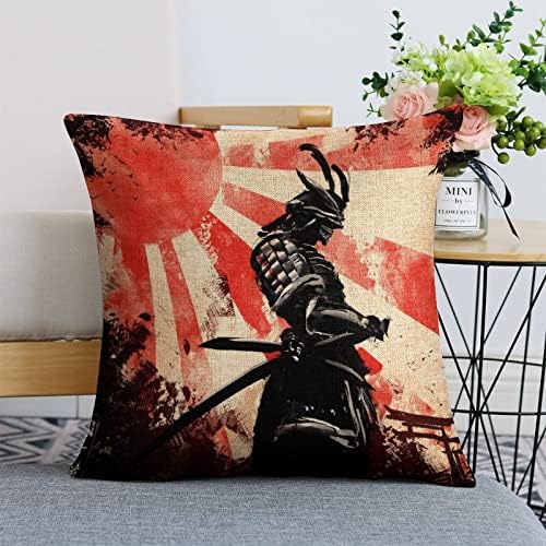 JOJOART Samurai Katana Throw Pillow Covers Set of 2 1