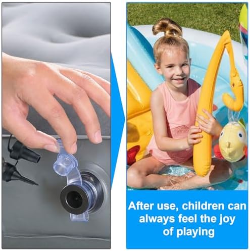 3 Set Air Pump Nozzles with 3 Sizes - Black