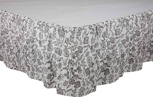 Gray Gables King Floral Bed Skirt with 16 Drop 1
