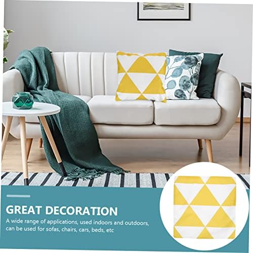 ULDIGI 1pc Geometric Pillowcase with Invisible Zipper for Outdoor Use