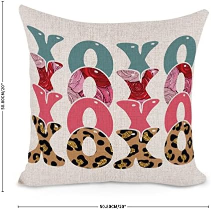 BESTORLOVE XOXO Love You Pillow 20x20in