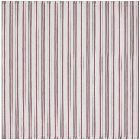 Piper Classics Red Stripe Ruffled Twin Bed Skirt 16 Drop