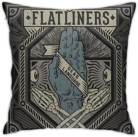 AMIOUDR Throw Pillow Covers 18x18 Inch Square with Hidden Zipper