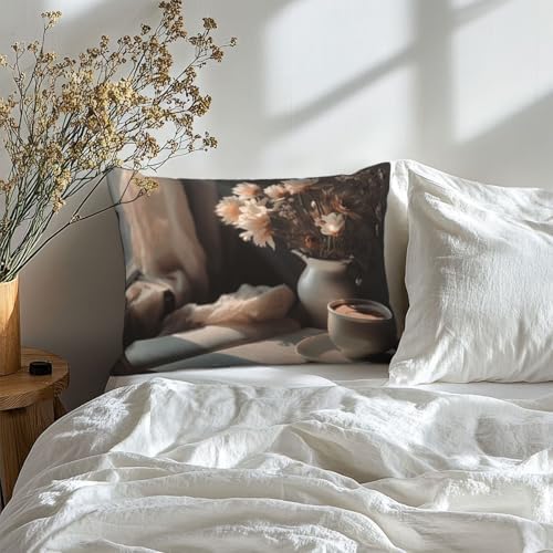2 Pack Standard Pillow Cases with Hidden Zipper 1