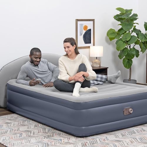 Bestway 33 Queen Air Mattress with AC Pump and Headboard