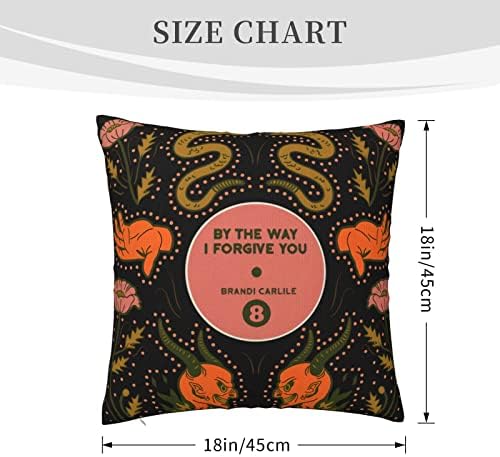 AMIOUDR 18x18 Throw Pillow Covers with Hidden Zipper 1