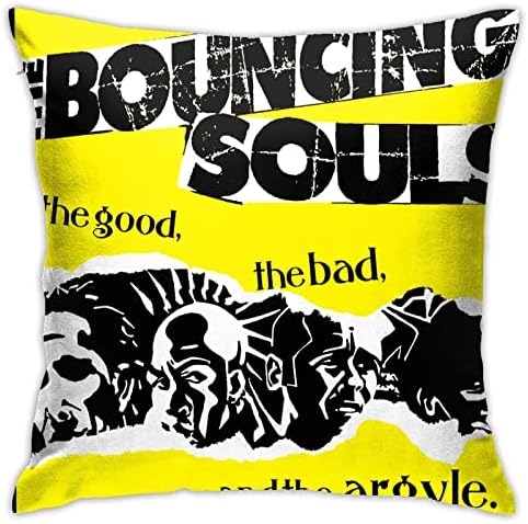 AMIOUDR Bouncing Rock Throw Pillow Covers 18x18