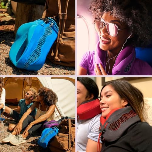 Cabeau Evolution Cool Travel Neck Pillow - Red 1