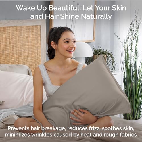 Bamtek Bamboo Cooling King Size Pillowcase Set of 2