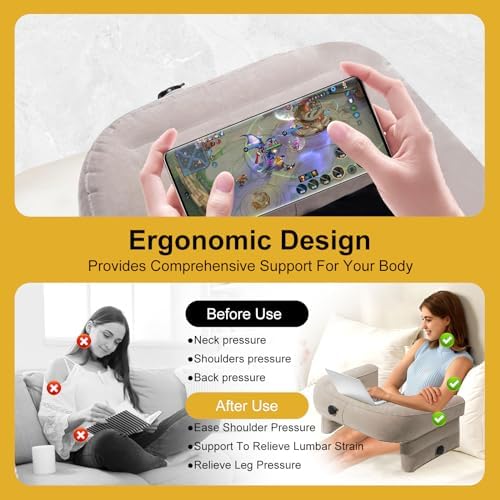 Xaninp Reading Pillow for Gaming and Bed