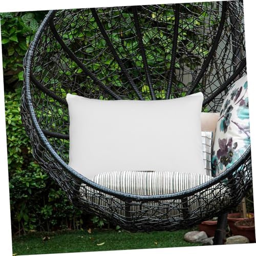 2pcs Solid Cotton Pillowcases with Zipper Closure Breathable Pillow Protectors