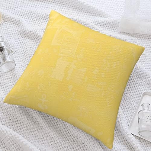AMIOUDR 18x18 inch Throw Pillow Covers with Hidden Zipper 1