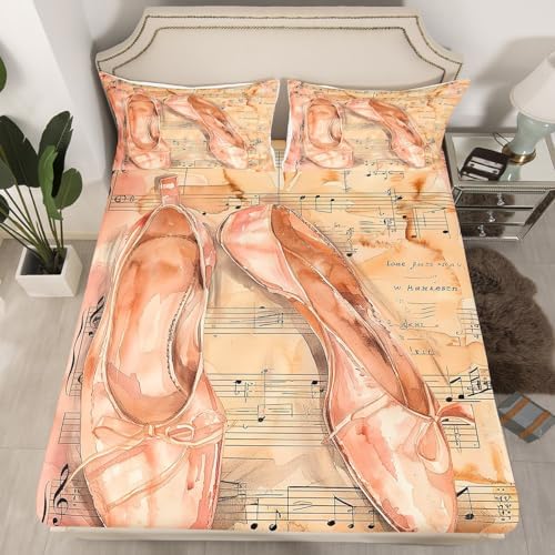 Castle Fairy Ballet Dance Sheet Set Twin Size with Pillowcase 1
