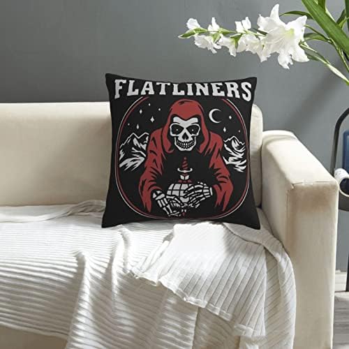 AMIOUDR Rock Flatliners Throw Pillow Covers 18x18 1