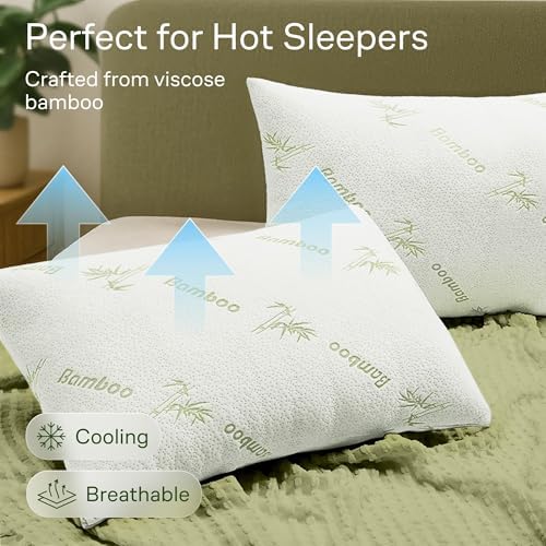 Cloud-Like Pillow Protectors with Zipper - 2-Pack