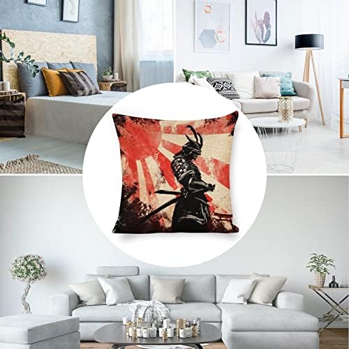 JOJOART Samurai Katana Throw Pillow Covers Set of 2 1