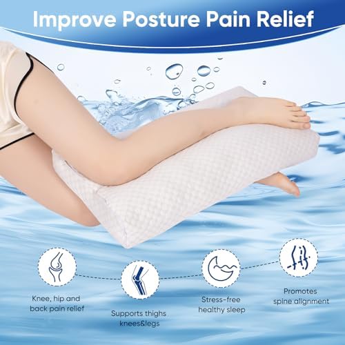 Cooling Knee Pillow for Side Sleepers - High Support leg Positioner