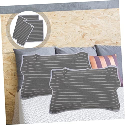 ERINGOGO 2pcs Zip Pillow Protectors with Sweat Absorbing Fabric