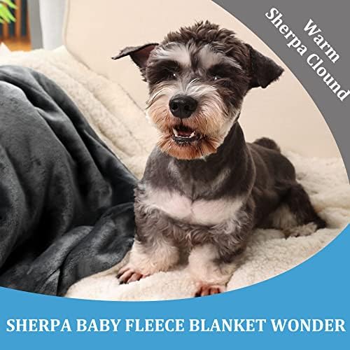 NANPIPER Baby Sherpa Blanket Soft Fleece Throw for Winter 1