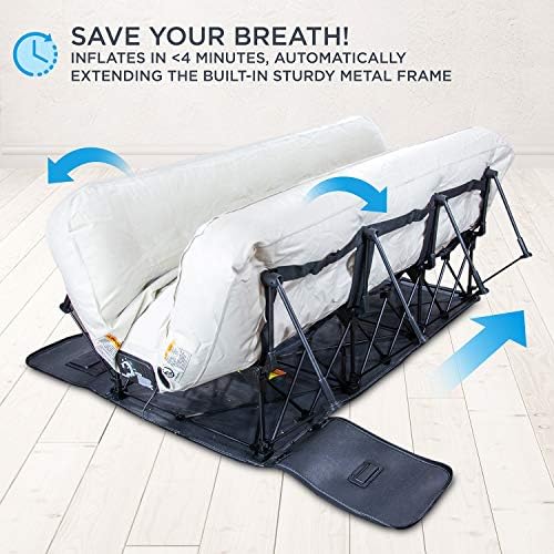 Ivation EZ-Bed Queen Air Mattress with Dual Pump and Deflate Defender