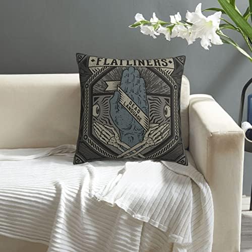 AMIOUDR Throw Pillow Covers 18x18 Inch Square with Hidden Zipper