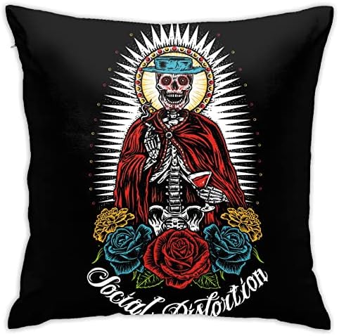 AMIOUDR 18x18 Inch Square Pillow Covers with Hidden Zipper 1