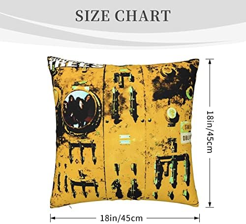 AMIOUDR 18x18 Inch Throw Pillow Covers with Hidden Zipper