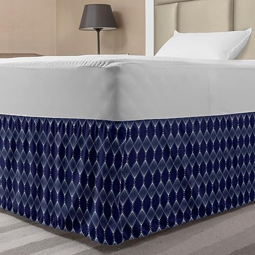 Ambesonne Modern Bedskirt with Art Deco Pattern