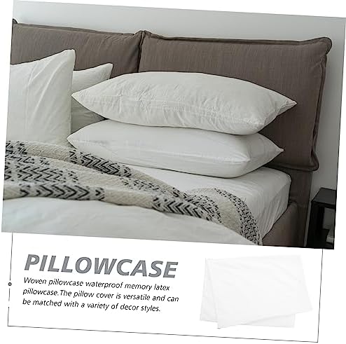 Hemobllo 2Pcs Zipper Pillow Cases Washable Comfortable Pillow Protectors