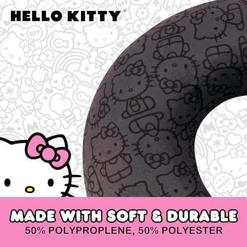 FUL Hello Kitty Travel Neck Pillow - Comfortable Breathable and Portable