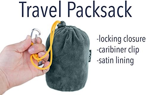 AirComfy Inflatable Travel Pillow - Daydreamer Grey