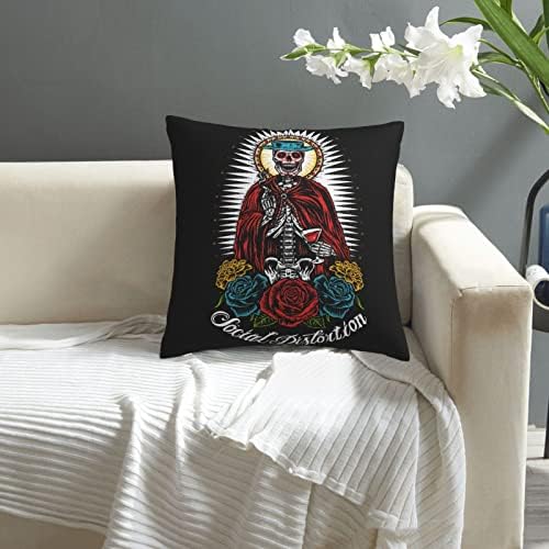 AMIOUDR 18x18 Inch Square Pillow Covers with Hidden Zipper 1