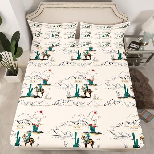Castle Fairy Western Cowboy Sheet Set with Pillowcases