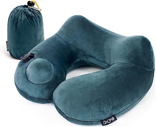 AirComfy Inflatable Travel Pillow - Daydreamer Grey