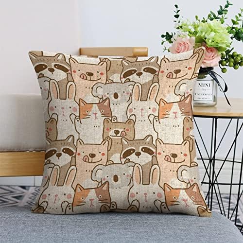JOJOART Koala Bunny Animal Pillow Covers Set of 2