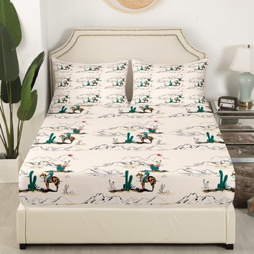 Castle Fairy Western Cowboy Sheet Set with Pillowcases