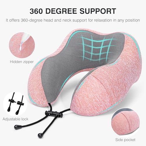 Neck Pillow and Blanket Set for Travel Comfort 1
