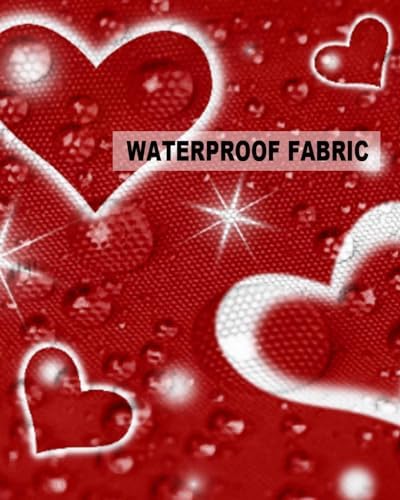 Waterproof Pillow Protector 2 Pack with Heart Design 1