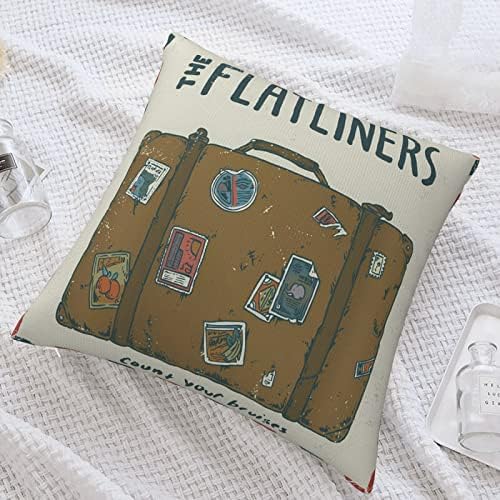 AMIOUDR 18x18 Throw Pillow Covers with Hidden Zipper