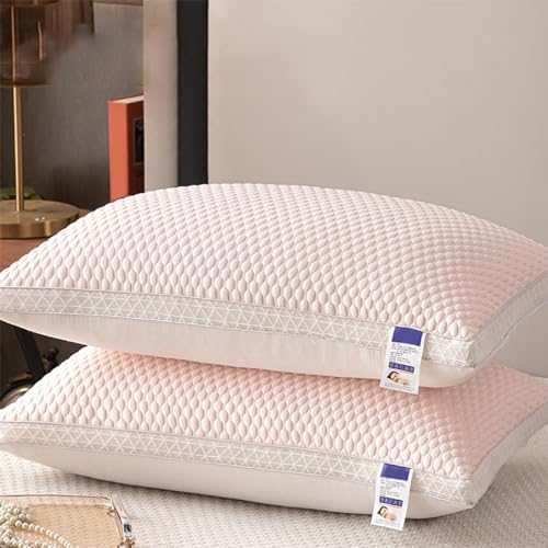 Soft Hotel Pillows with Down Filling for All Sleepers