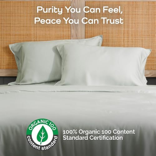 Bamtek Cooling Bamboo Pillowcases Queen Size Set of 2