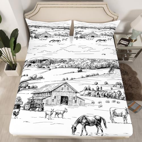 Castle Fairy Farmhouse Barn Sheet Set with Pillowcases 1
