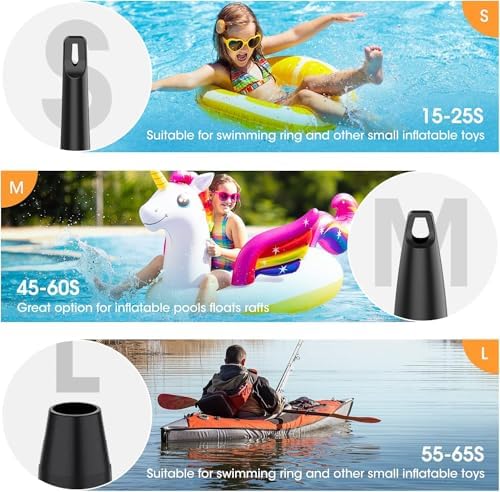 Portable Air Pump with 5200mAh Battery Black